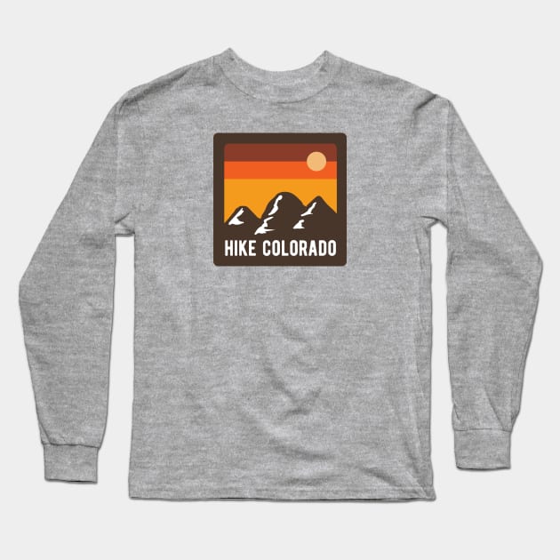 Hike Colorado Shirt Long Sleeve T-Shirt by HolidayShirts